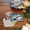 Hallmark Thomas Kinkade Boxed Christmas Cards Assortment, Mickey Mouse (3 Designs, 24 Cards with Envelopes)(Mickey Mouse)