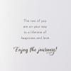 Hallmark Wedding Card, Bridal Shower Card, or Engagement Card (Enjoy the Journey)(Enjoy the Journey)
