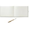 Hallmark Wedding Guest Book with Pen (Love, Ivory and Gold Leaves)(Ivory)