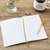 Hallmark Wedding Guest Book with Pen (Love, Ivory and Gold Leaves)(Watercolor Roses)