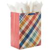 Hallmark Wrap 13″ Large Gift Bag with Tissue Paper, 130, Orange, Blue, Green, Black(Bag)
