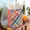 Hallmark Wrap 13″ Large Gift Bag with Tissue Paper, 130, Orange, Blue, Green, Black(Bag)