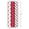 Hallmark Wrapping Paper Mini Rolls, 3-Pack (Stripes, Wildflowers, Pink Polka Dots) for Birthdays, Mother’s Day, Bridal Showers, Any Occasion – 45 Sq. Ft. Total(Bows  Stripes  Polka Dots)