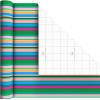 Hallmark Wrapping Paper Mini Rolls, 3-Pack (Stripes, Wildflowers, Pink Polka Dots) for Birthdays, Mother’s Day, Bridal Showers, Any Occasion – 45 Sq. Ft. Total(Flowers  Polka Dots  Stripes)