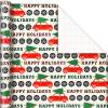 Image Arts Blue Christmas Wrapping Paper with Cut Lines on Reverse (4 Rolls: 120 sq. ft. ttl) Snowmen, Snowflakes, Blue and White Stripes(Red Car  Buffalo Plaid  Reindeer  Stripes)