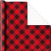 Image Arts Blue Christmas Wrapping Paper with Cut Lines on Reverse (4 Rolls: 120 sq. ft. ttl) Snowmen, Snowflakes, Blue and White Stripes(Red Car  Buffalo Plaid  Reindeer  Stripes)