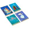 Image Arts Boxed Religious Christmas Cards Assortment, Painted Nativity (4 Designs, 24 Cards and Envelopes)