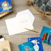 Image Arts Boxed Religious Christmas Cards Assortment, Painted Nativity (4 Designs, 24 Cards and Envelopes)