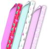 Scotch Transparent Tape and Hallmark Christmas Wrapping Paper Rolls (4 Rolls of Tape with Set of 3 Reversible Gift Wrap Rolls) Snowflakes, Christmas Lights, Pink, Red, Mint Green