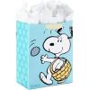 Hallmark 13″ Large Peanuts Easter Gift Bag with Tissue Paper (Snoopy Easter Basket)(Easter)