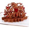 Hallmark 1499VFE1114 Signature Paper Wonder Wood Pop Up Valentines Day Card (All My Heart)(All My Heart Pop Up)