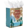 Hallmark 17″ Extra Large Father’s Day Gift Bag with Tissue Paper (Orange, Yellow, Blue Plaid) for Dads, Grandpas, Uncles(Woodsy Outdoors)