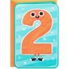 Hallmark 4th Birthday Card for Kids (Fuzzy Number)(2 Year Old)