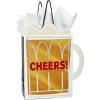 Hallmark 9″ Medium Gift Bag with Tissue Paper (Cheers! Beer Mug) for Christmas, Father’s Day, Birthdays, Graduations, Promotions, New Jobs or Any Occasion(Cheers! (Beer Mug))