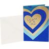 Hallmark Anniversary Card for Husband, Wife, Boyfriend, Girlfriend (Toast to You)(Nested Hearts)