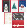 Hallmark Assorted Religious Handmade Boxed Christmas Cards (Set of 20 Premium Holiday Greeting Cards and Envelopes), 1XPX5657(Merry Wishes  Mini Blank Notes Assorment)