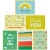 Hallmark Baby Shower Thank You Note Assortment (48 Blank Cards with Envelopes) Rainbows, Stars, Blue, Yellow, Green