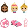 Hallmark Barbie Mini Christmas Ornaments, Shatterproof, Set of 6, Gifts for Barbie Fans