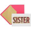 Hallmark Birthday Card for Sister (Love You)(Confetti Shaker)