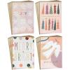 Hallmark Boho Boxed Christmas Card Assortment (16 Cards and Envelopes) Pastel Pink, Purple, Emerald Green, Dove(Merry & Bright)