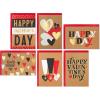 Hallmark Boxed Christmas Cards Assortment, Rustic Kraft (6 Designs, 36 Cards with Envelopes)(Valentine Gold Foil Kraft Card Assortment)