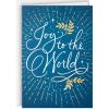 Hallmark Boxed Christmas Cards, Joy to the World (40 Cards and 40 Envelopes) Blue and Gold(Joy to the World)
