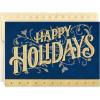 Hallmark Boxed Christmas Cards, Season to be Grateful (16 Cards and 17 Envelopes)(Blue and Gold)