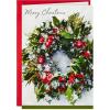 Hallmark Boxed Christmas Cards, Snowy Wreath (40 Cards and Envelopes)(Snowy Wreath)