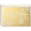 Hallmark Boxed Holiday Cards, Gold Happy Holidays (16 Cards and 17 Envelopes)(Gold Happy Holidays Cards)