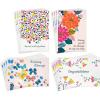 Hallmark Boxed Thank You and Blank Cards Assortment (Four Assorted Tropical Designs, 40 Note Cards and Envelopes)(Floral Designs)