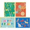 Hallmark Bulk Birthday Note Card Assortment (48 Blank Cards with Envelopes) Dogs, Candles, Balloons(Dogs  Candles  Balloons)