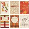 Hallmark Bulk Thanksgiving Cards Assortment (72 Cards with Envelopes) Stripes, Leaves, Plaid(Classic Thanksgiving Stripes Leaves and Plaid)