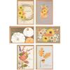 Hallmark Bulk Thanksgiving Cards Assortment (72 Cards with Envelopes) Stripes, Leaves, Plaid(Thankful  Fall Designs)