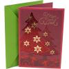 Hallmark Christmas Card for Mom and Dad (Red Foil Tree)(Red Foil Tree)
