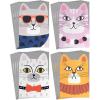 Hallmark Cute Cat Note Card Assortment (16 Blank Cards with Envelopes) for Kids, Teens, Teachers