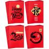 Hallmark Eight Bamboo 2024 Dated Chinese New Year Card Assortment (16 Year of the Dragon Cards with Envelopes)