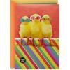 Hallmark Funny Musical Easter Card for Kids, Chicks in Sunglasses (Plays The Chicken Dance)(Easter  Dancing Musical Chicks)