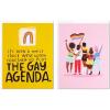 Hallmark Good Mail Pack of 2 Pride Cards or Friendship Cards (Loud, Proud)(Loud  Proud)