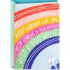 Hallmark Graduation Card, Encouragement Card, Friendship Card, Thinking of You Card (Keep Rising Above)(Rainbow)