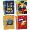 Hallmark Graduation Cards Assortment (12 Cards with Envelopes, 4 Designs) Congrats, Way to Go, Hip Hip Hooray, Grad Cap(Congratulations)