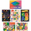 Hallmark Graduation Cards Bulk Assortment, Retro Rainbow (36 Blank Cards with Envelopes, 6 Designs) for High School, Kindergarten, Middle School, College and College Graduates(Bright and Bold  Assorted Graduation Cards)