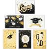 Hallmark Graduation Thank You Cards Bulk, Graduation Cap (40 Thank You Notes and Envelopes)(Black and Gold)