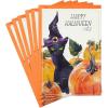 Hallmark Halloween Cards Assortment, Candy Corn (8 Cards with Envelopes)(Cat in Witch Hat Cards  6 Pack)