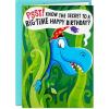 Hallmark Jumbo Pop Up Birthday Card for Kids (Dinosaurs)(Red)