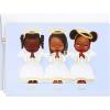 Hallmark Mahogany Boxed Christmas Cards, Three Angels (16 Cards and 17 Envelopes)(Three Angels  Mahogany Cards)