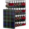 Hallmark Medium Gift Boxes with Lids (12 Shirt Boxes, 3 Designs: Buffalo Check, Red Plaid, Green Tartan) for Christmas, Holiday Parties, Hostess Gifts, Father’s Day(Plaid Boxes)