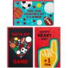 Hallmark Mini Valentine’s Day Notecard Assortment for Kids and Teens, Sports (18 Cards with Envelopes)(Sports)