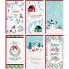 Hallmark Money and Gift Card Holder Christmas Card Assortment (36 Cards and Envelopes) Mint Green, Plaid, Holly, Deer(Wonder and Cheer  Christmas Money Holder Assortment)