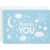 Hallmark Pack of Baby Shower Thank You Cards, Outer Space (20 Thank You Notes and Envelopes)