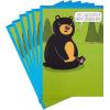 Hallmark Pack of Funny Easter Cards, Easter Egg Crack Joke (4 Cards with Envelopes)(Bear in the Woods)